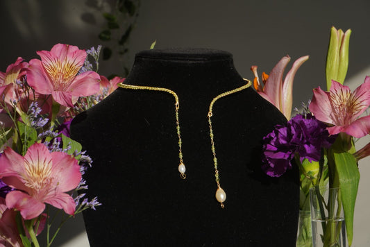 Magnolia pendant necklace