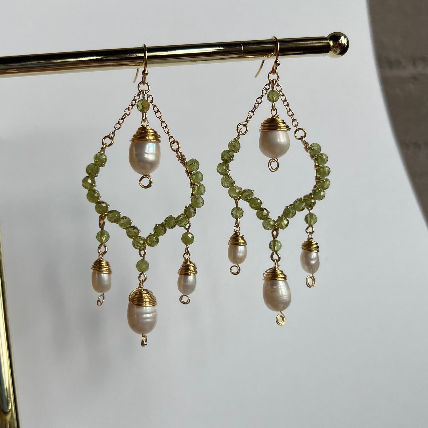 Peridot Princess Earrings